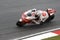 Motorcycle racer on track