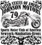 Motorcycle raceway typography, t-shirt graphics, vectors