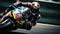 Motorcycle racing team speeds to championship success generated by AI