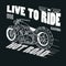 Motorcycle Racing Typography Graphics. T-shirt