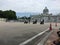 Motorcycle ready to lead King procession.