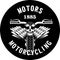 Motorcycle ribbon emblem