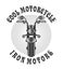 Motorcycle ribbon emblem