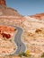 Motorcycle riding in Valley of Fire