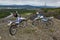 A motorcycle\'s Enduro on the brink of breakage, mountains. Susuman. Kolyma. IMG_2960