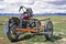 Motorcycle with sidecar used by Tibetan nomad