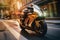 Motorcycle speeding through a city, Moto Inspirations