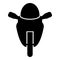 Motorcycle sport type Race class icon black color vector illustration flat style image
