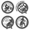 Motorcycle sports labels