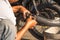 Motorcycle tire repair