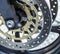 Motorcycle wheel brake background in motorbike, motorcycle wheel