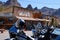 Motorcycles in Oatman