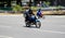 Motorcyclist moving in salvador