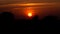 Motorcyclist Silhouette on Indian Highway while Sunset