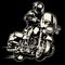 Motorcye Safety Vintage Club Ride Road vector