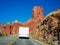 Motorhome at arches national park