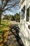 motorhome on a camping ground, caravan vacations, campervan trip