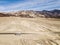 Motorhome driving on a highway in the desert of USA California