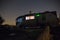 Motorhome at night