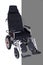 Motorized Electric wheelchair for senior elder patient who cannot walk, isolated