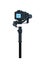 Motorized gimbal stabilizer for DSLR mirrorless cameras anti shake tool record video scene concept isolated vertical