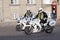Motorized policemen