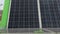 Motorized solar panels