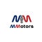 Motors vector logo. Motor parts icon. Motor parts store emblem