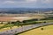 Motorway in an English landscape