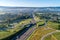 Motorway junction on Zakopianaka in Poland