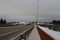 Motorway M8 Arkhangelsk - Moscow in winter