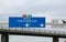 Motorway sign with directions to Paris