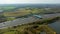 Motorway Toll Station Aerial Timelapse