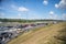 Motorway traffic jam