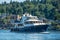 Motoryacht en route to Shilshole Bay