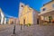 Motovun. Main stone square and church in historic town of Motovun