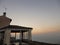 Motovun Montona loggia at sunset