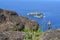 Motu Nui, Motu Iti and Motu Kau kau volcanic islets in Rapa Nui Easter island