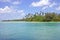 Motutapu islet Muri Lagoon Rarotonga Cook Islands