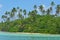 Motutapu islet Muri Lagoon Rarotonga Cook Islands