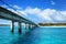 Mouli Bridge between Ouvea and Mouli islands, Loyalty Islands, New Caledonia