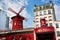 Moulin Rouge cabaret. Paris, France.