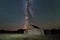 Moulton Barn under the Milky Way Galaxy