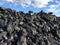 A mound of coal.