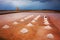 Mounds of salt in the Museum of Salt