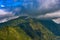 Mount Abang covered in Thick Volcanic Clouds Bali Indonesia