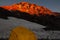 Mount Aconcagua. highest pik of south America