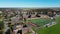 Mount Allison University Campus Football Field Aerial Drone Circle Video - Fall 2022