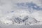 Mount Ama Dablam in Clouds. Himalaya Mountain Range.