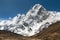 Mount Arakam Tse and clouds near Cho La Pass